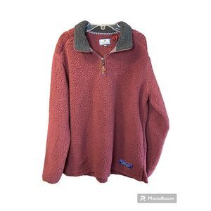 Properly Tide Kensington Sherpa Pullover 1/4 Zip Size Small